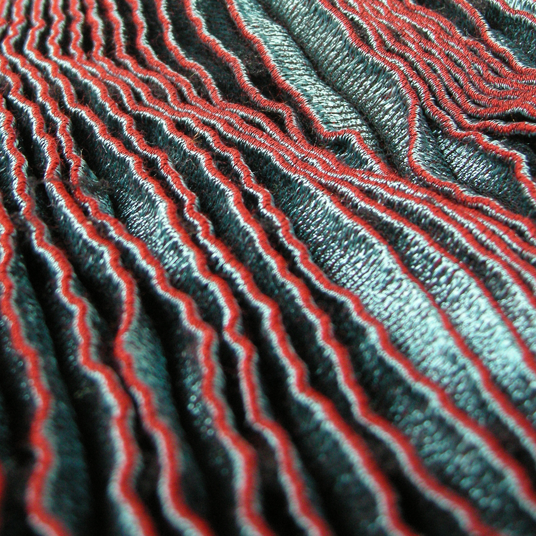 woven, 3-dimensional fabric for scarves